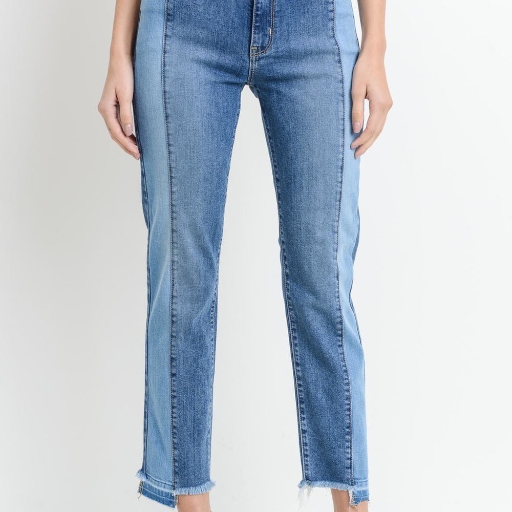 Justblack color block jeans